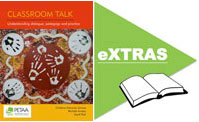 Classroom Talk book cover and eXtras icon