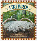 Book cover featuring a lyerbird with its plumage on displa