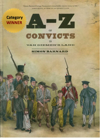 Soldiers, settlers, Aboriginal people and convicts on the cover