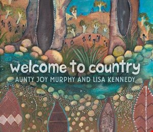 Landscape artwork on cover of Welcome to Country