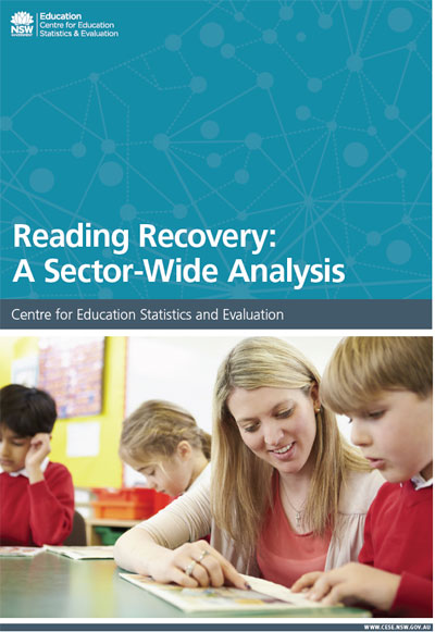 Reading Recovery report cover linked to report download