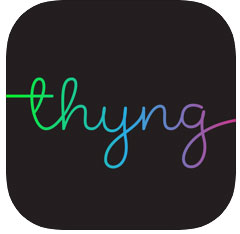 Thyng app icon linked to developers website