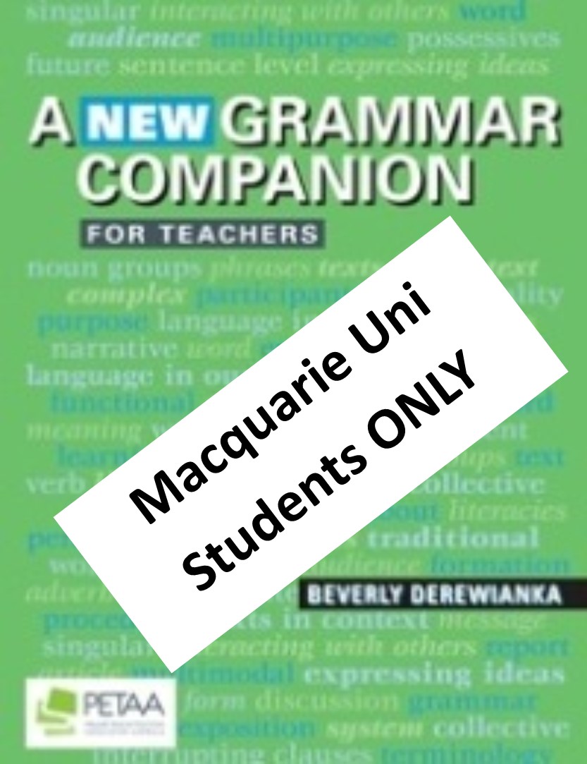 Macquarie University Assigned Text Special