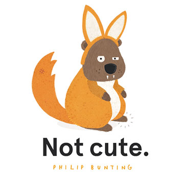 Stylised quokka on cover of Not Cute